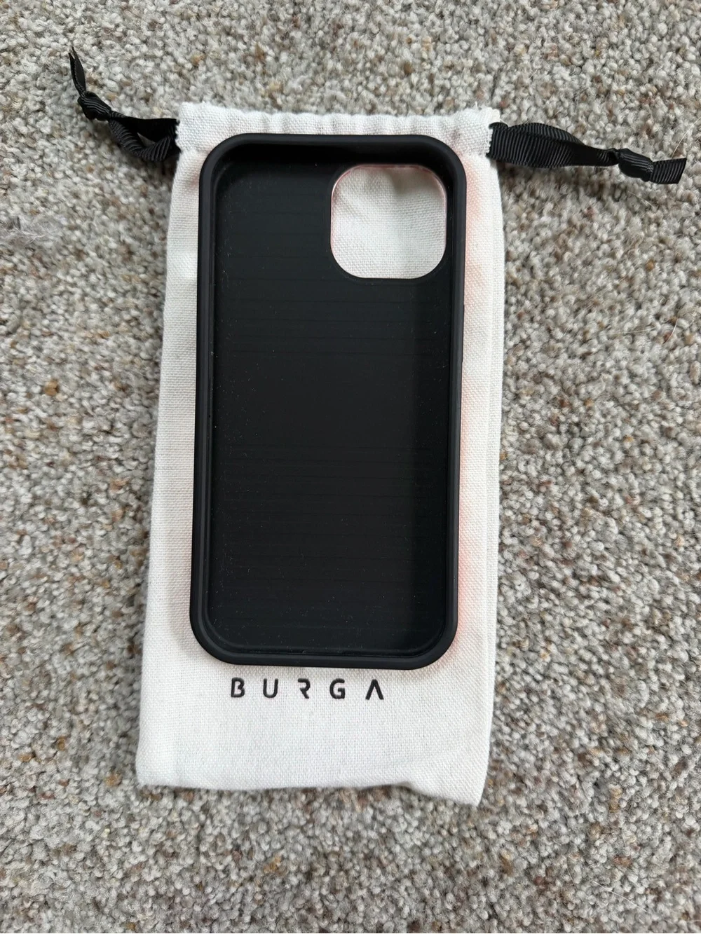 Orange Burga Phone Case for iPhone 15 - Stylish Protective Cover